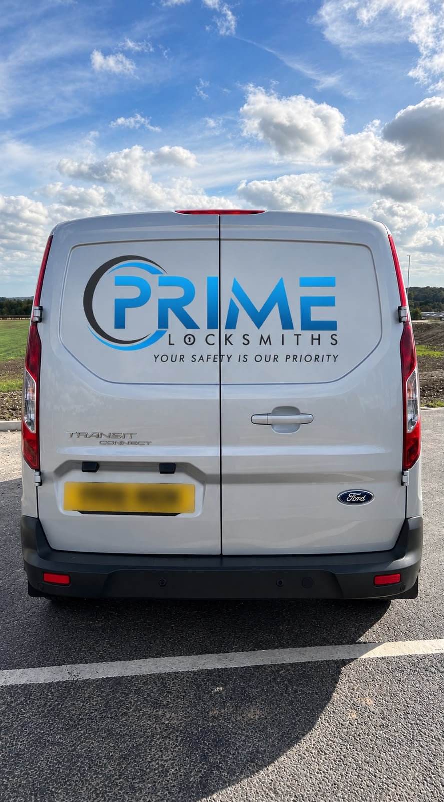 Prime Locksmiths van used by Sam, locksmith in Sheffield